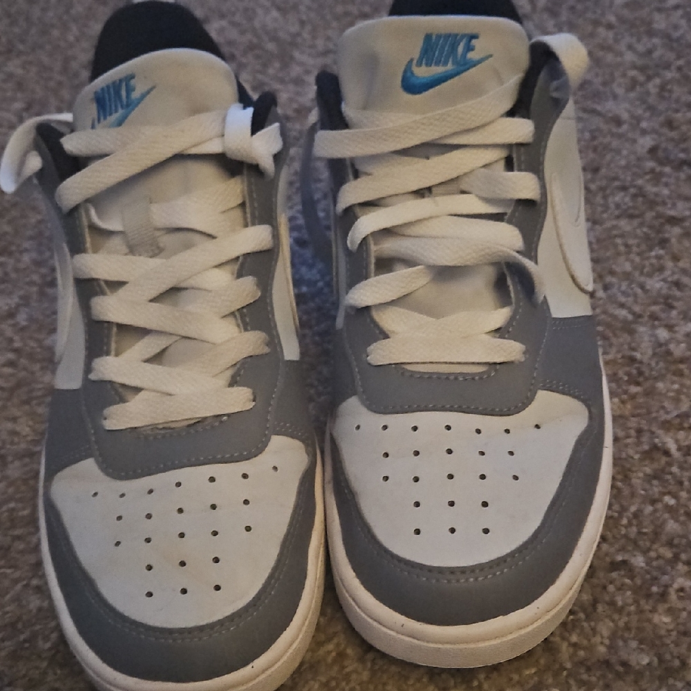Nike Kids' Blue, Gray, and White Sneakers